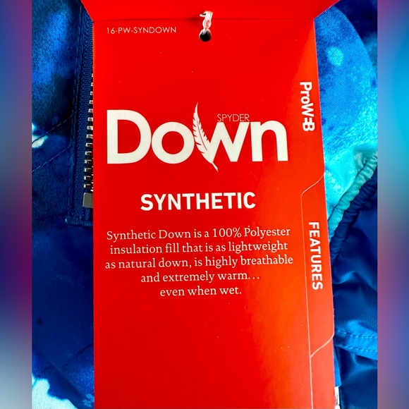 NWTs Spyder Fleur Synthetic Down Gore-Windstopper Ski Jacket. Women’s Sz. 2 - Picture 12 of 16